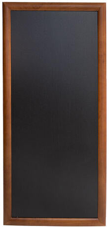 LONGUE ARDOISE MURALE BOIS/LAQUE FONCÉ 150 X 56 CM