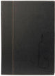 TRENDY CARTE DES VINS SIMILI CUIR FORMAT A4 NOIRE