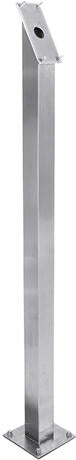 PIED 120 CM POUR PORTE-MENU EN ACIER INOXYDABLE À LED