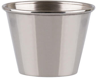 MINI RAMEQUIN À SAUCE EN ACIER INOXYDABLE 7,5 CL Ø 5,9 CM EN ACIER INOXYDABLE H 4,3 CM EN ACIER INOXYDABLE