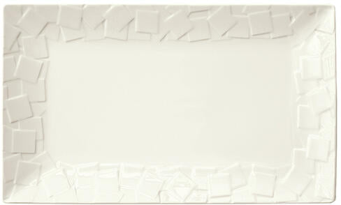 MOZAIK ASSIETTE RECTANGULAIRE 24 X 12,8 CM