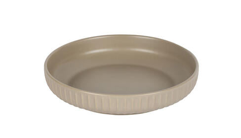 MAAT ASSIETTE CREUSE TAUPE 20,5 CM