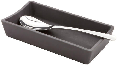 REPOSE CUILLÈRE BASALT PORCELAINE NOIRE