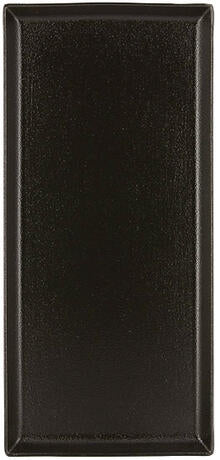EQUINOXE ASSIETTE RECTANGULAIRE NOIRE 32,5 X 15 CM