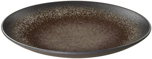 TERRE D'OMBRE CREUSE Ø 24,5 CM H 4 CM