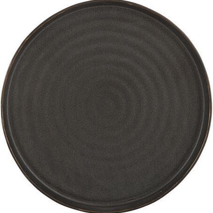 ORBITAL ASSIETTE NOIRE Ø 19 CM