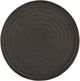 ORBITAL ASSIETTE NOIRE Ø 19 CM
