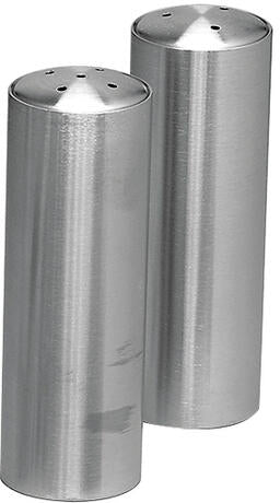 SET SALIÈRE-POIVRIÈRE EN ACIER INOXYDABLE SATINÉ