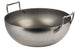 BASSINE À FRITURE EN TÔLE D'ACIER NOIRE SANS PANIER 40 CM