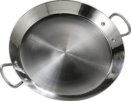 PLAT INOX À PAËLLA 28 CM