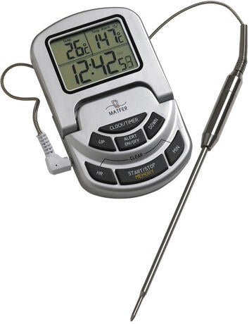 THERMOMÈTRE CUISSON SONDE ALLARME IP65 DE 0°+300°C