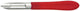 ÉPLUCHEUR INOX MANCHE ROUGE 6.5 CM