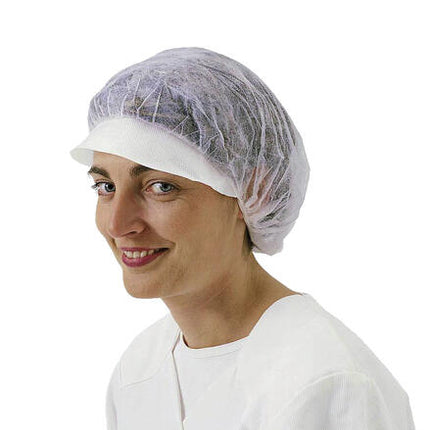 CHARLOTTE VISIERE 50CM BLANC X100