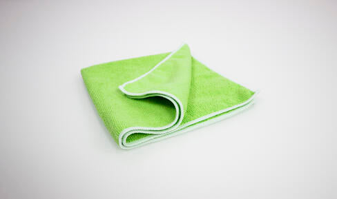 LAVETTE BOUCLEE MICROFIBRE LIGHT MULTI USAGES 40X40CM VERT X5