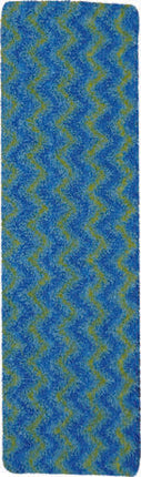 FRANGE DE LAVAGE MICROFIBRE Ø50CM BLEU/JAUNE