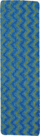 FRANGE DE LAVAGE MICROFIBRE Ø50CM BLEU/JAUNE