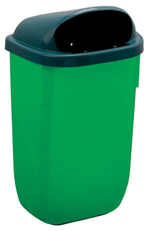 POUBELLE MURALE XERIOS 50L VERT / VERT