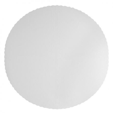 NAPPE RONDE PAPIER GAUFRÉ Ø108CM BLANC X250