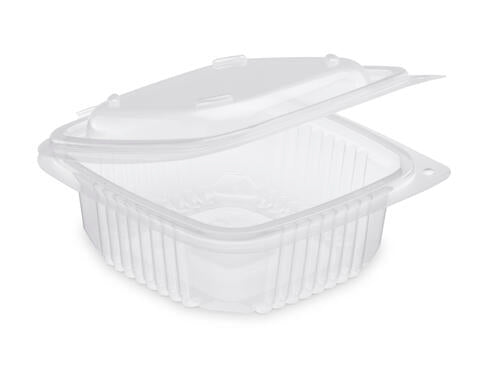 BOÎTE PP À COUVERCLE CHARNIÈRE TRANSLUCIDE 250ML X900