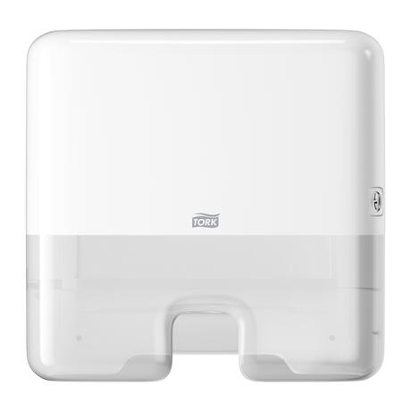 DISTRIBUTEUR D’ESSUIE-MAINS PLIÉS TORK XPRESS® MINI H2 BLANC