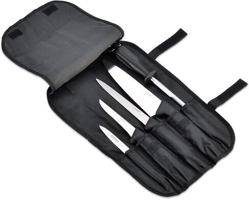 TROUSSE À COUTEAUX 7 PIÈCES EN NYLON NOIR