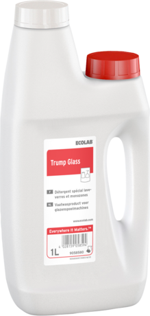 DETERGENT LIQUIDE SPECIAL VERRES TRUMP GLASS ECOLAB 1L