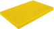 PLANCHE À DÉCOUPER EN PEHD 500 JAUNE 60 X 40 X 1.5 CM