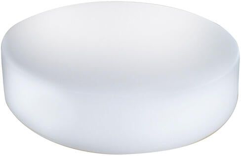BILLOT ROND EN PEHD 500 DIAMÈTRE 45 CM HAUTEUR 14 CM BLANC