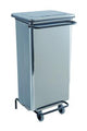 SUPPORT SAC CARENE CONTINOX 110L 2 ROUES A PEDALE INOX