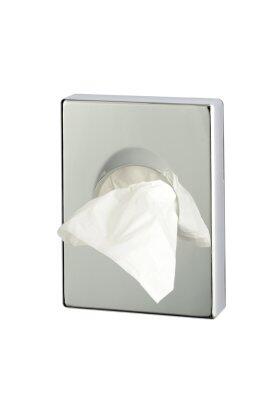 DISTRIBUTEUR SACHETS PÉRIODIQUES PLASTIQUE BRINOX CHROME