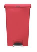 POUBELLE A PEDALE SLIM JIM STEP ON 68L MODELE LARGE RESINE ROUGE