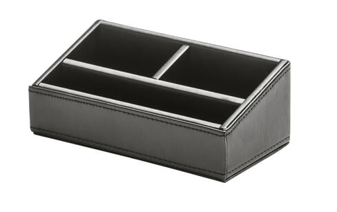 PORTE-SACHETS NOIR CHARME CUIR SYNTHÉTIQUE