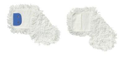 FRANGE LAVAGE POLYCOTON A POCHES 40X13CM BLANC