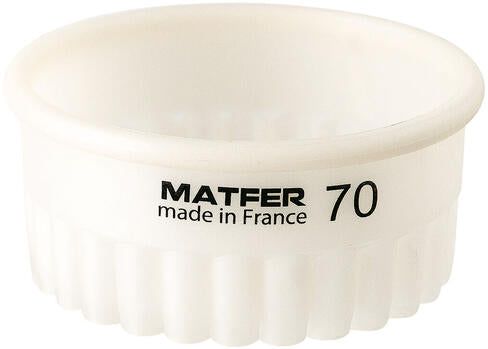 EXOGLASS DÉCOUPOIR CANNELÉ 8 CM