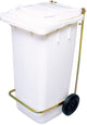 CONTENEUR 120L 2 ROUES BLANC
