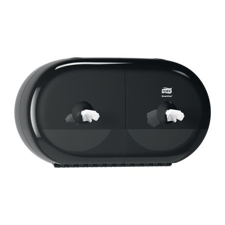 DISTRIBUTEUR DE PAPIER TOILETTE À DÉVIDAGE CENTRAL TORK SMARTONE® MINI DOUBLE T9 NOIR