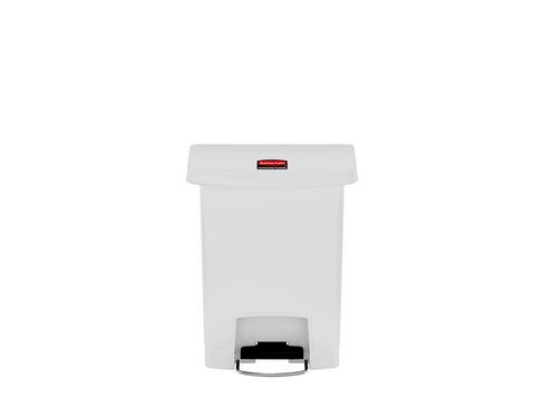 POUBELLE A PEDALE SLIM JIM STEP ON 30L MODELE LARGE RESINE BLANC