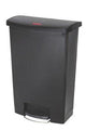 POUBELLE A PEDALE SLIM JIM STEP ON 90L MODELE LARGE RESINE NOIR