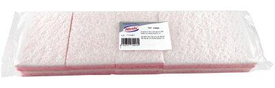 EPONGE GRATTANTE TRI COUCHES 127X89X24MM BLANC/ROSE X10