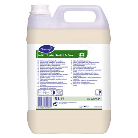 EMULSION SOLS SOUPLES TASKI JONTEC RESITOL & CARE 5L X2