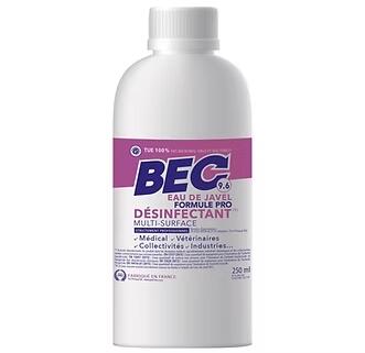 JAVEL BEC FORMULE PRO 9.6% C.A. 250ML X30