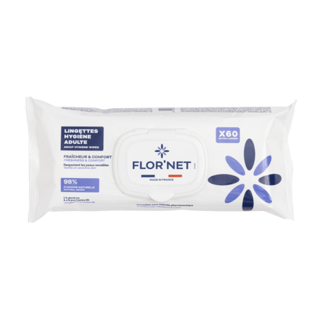 LINGETTE HYGIÈNE ADULTE FLOR'NET