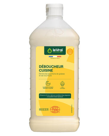 DÉBOUCHEUR CANALISATIONS CUISINE ECOCERT 1L