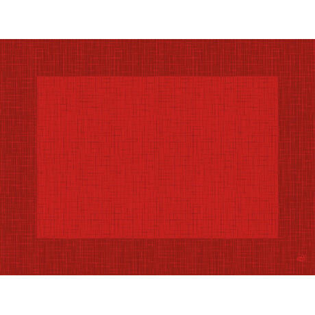 SET DE TABLE BIO-DUNICEL 30X40 LINNEA ROUGE X500