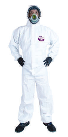 COMBINAISON DE PROTECTION CHIMIQUE TYPE 5B/6B TAILLE XXL BLANC WEEPRO X50
