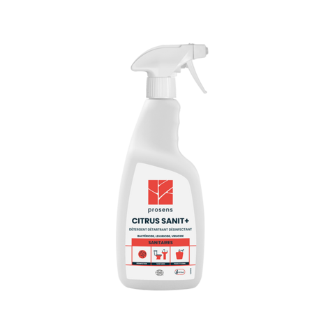 DETARTRANT DESINFECTANT SANITAIRES CITRUS SANIT+ ECOCERT 750ML