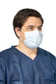 MASQUE MEDICAL TYPE II 3 PLIS MADE IN FRANCE BLEU X60