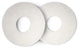 DISQUE POUR LUSTRAGE BLANC X10