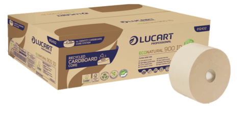 PAPIER TOILETTE JUMBO ECONATURAL IDENTITY HAVANE 202M 2 PLIS ECOLABEL X12