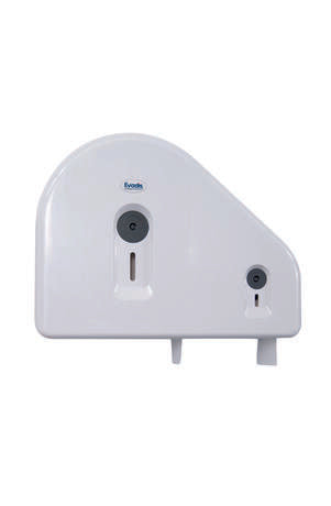 DISTRIBUTEUR DE PAPIER TOILETTE MAXI JUMBO BLANC AVEC RESERVE